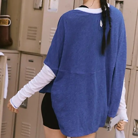 #41 NWT Free People Full Circle Layer in Electric Shock Combo - Picture 2 of 5